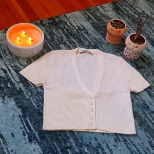 Brand: Zara size: S color: creamy white